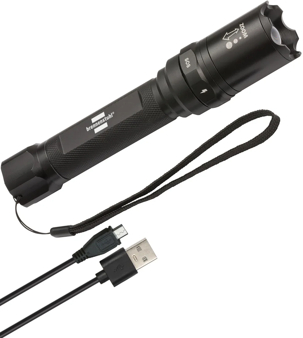 LuxPremium Rechargeable-Focus-Selector-LED-Flashlight TL 400 AFS, IP44, CREE-LED, 430lm