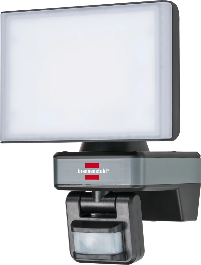 brennenstuhl®Connect LED WiFi spotlight with infrared motion detector WF 2050 P 2400lm, PIR, IP54
